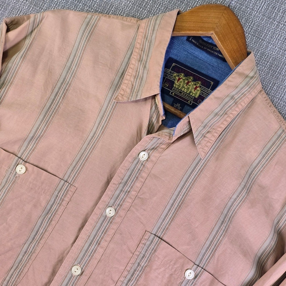 Rare Vintage 80s Ralph Lauren Shirt Made in USA Boy Scouts Saluting Mens 16 33